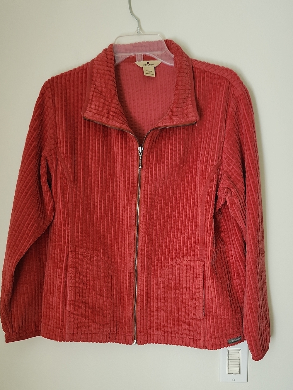 Woolrich Vintage Corduroy Lightweight Full Zip Jacket 100% Cotton